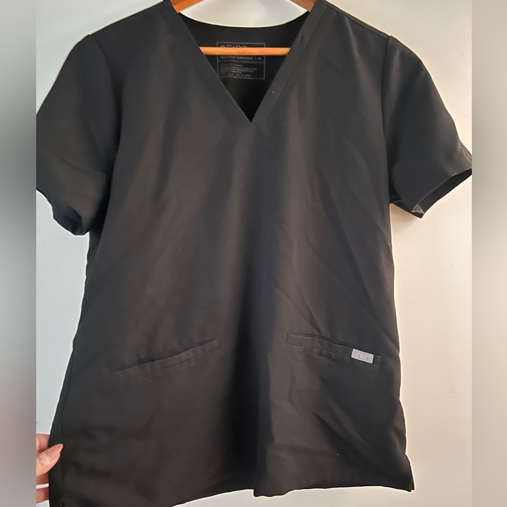 Figs scrub set Black